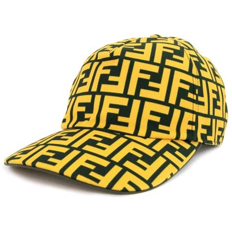 fendi cap yellow|fendi cap men's.